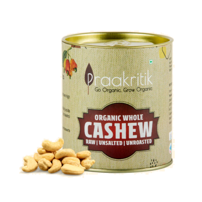 Praakritik Organic Whole Cashew W240