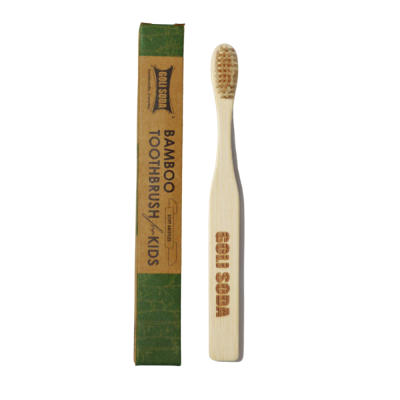 Goli Soda - Kids Toothbrush - Brush With Bamboo - Biodegradable / Eco Friendly