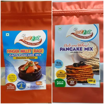 Oats and Millet/ Oats and Wheat pancake mix Combo Pack