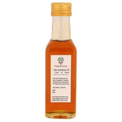 Praanapoorna Sambrani Resin infused Castor Oil-100ml