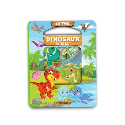 Die Cut Window Board Book – In the Dinosaurs World for Kids