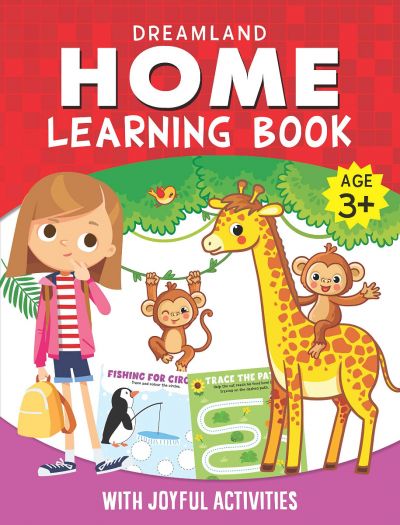 Home Learning Book With Joyful Activities - 3+ : Interactive & Activity  Children Book 