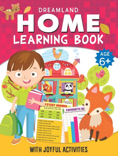 Home Learning Book With Joyful Activities - 6+ : Interactive & Activity  Children Book 