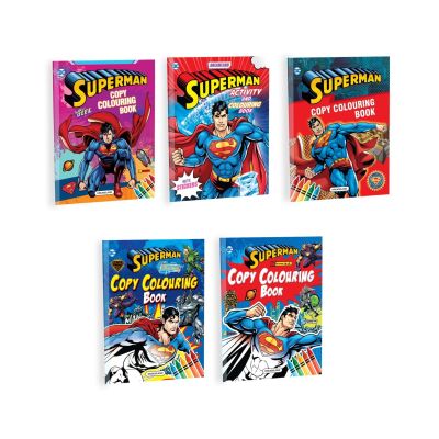 Superman Copy Colouring and Activity – 5 Books Pack