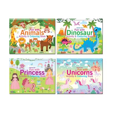 Fun with Activity & Colouring – 4 Books Pack