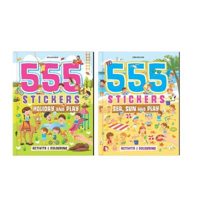 555 Stickers and Activity – 2 Books Pack