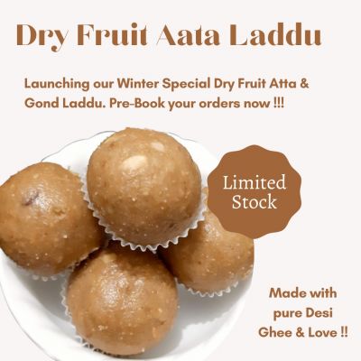 Dry Fruit Aata Ladoo