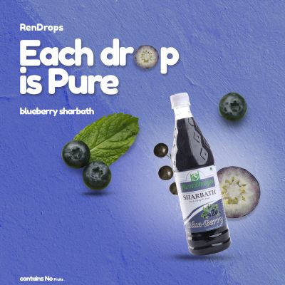 RENDROPS - Blueberry Syrup (700Ml)