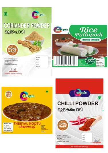 Combo Pack of Puttu podi ,Varutharacha Chicken curry masala,Chilli Powder&Coriander Powder