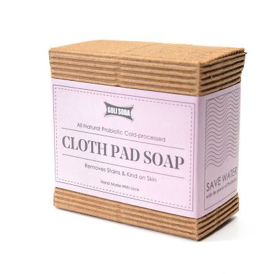Goli Soda All Natural Probiotics Cloth Pad Diaper Soap - 90 g (Pack of 2)