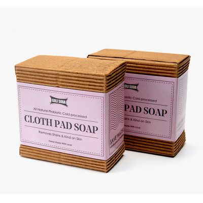 Goli Soda All Natural Probiotics Cloth Pad Diaper Soap  - 90 g (Pack Of 2)