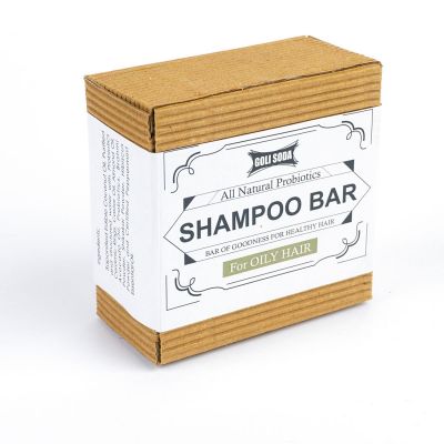Goli Soda All Natural Probiotics Shampoo Bar for Oily Hair - 90 g	