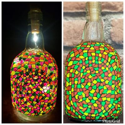 Bottle Art Neon Paint 
