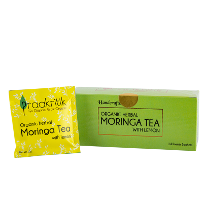 Praakritik Organic Moringa Tea (14 Sachets)