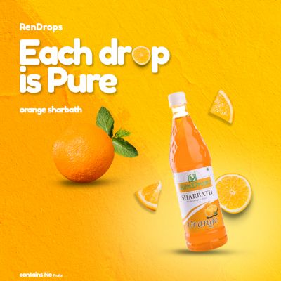 RENDROPS - Orange Syrup (700Ml)