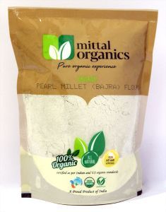 Mittal Organics Barley Flour I Ragi Flour I Pearl Millet Bajra Flour 1.5KG (500gm X 3) I Combo Pack