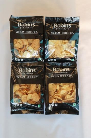 Bobins Vacuum Fried Taro Root Chips (Pack of 4)