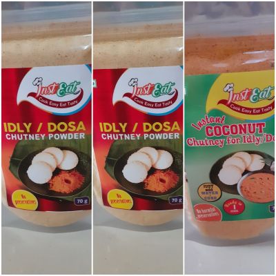 Idly Chutney Powder( 2 pack) / Instant coconut chutney - Combo Pack 