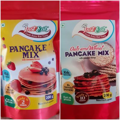 Pancake mix with cinnamon flavour + Oats and Wheat pancake mix