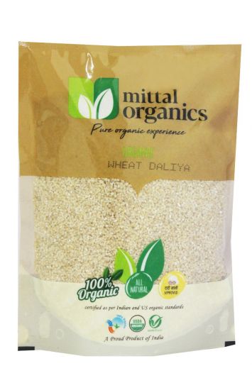 Mittal Organics Wheat Daliya (500gm x 3) Combo pack of 3