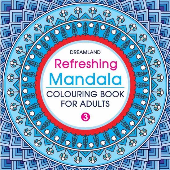 Pracol: Refreshing Mandala- Colouring Book for Adults Book 3