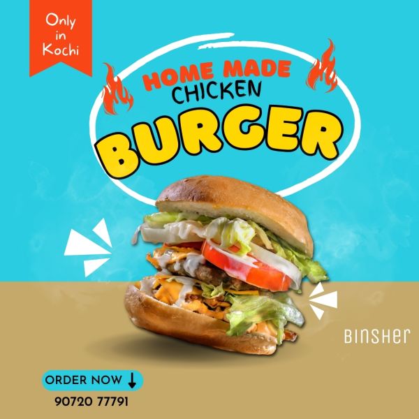 Home Made Chicken Burger