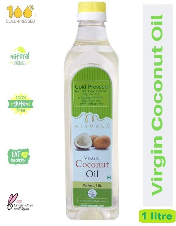 Mesmara Cold Pressed Extracted from Sun Dried Coconut Oil 1 litre