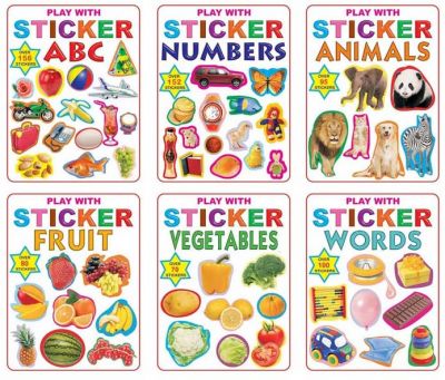 Play with Sticker Book - pack (6 titles)