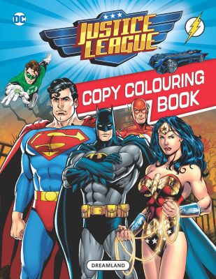 Justice League Copy Colouring Book  (Set of 3)