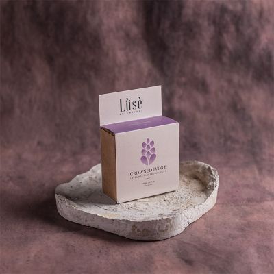 LUSE ESSENTIALS CROWNED IVORY HANDMADE BEAUTY BAR 