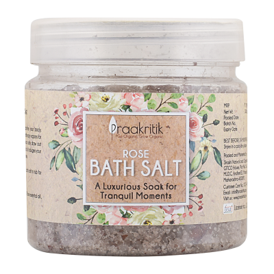 Praakritik Rose Bath Salt 300 G