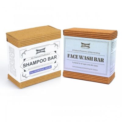 Goli Soda Face Wash Bar & Shampoo Bar Combo