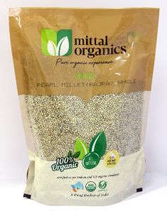 Mittal Organics - Organic Pearl Millet (Bajra) Whole – 1 kg