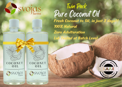 Svojas Farms Coconut Oil Combo-Twin Pack